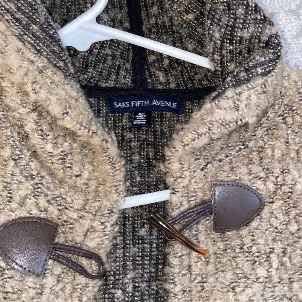 Saks fifth Avenue sweater vest hoodie stylish
